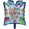 Creative Converting Block Bash Happy Birthday Toy Blocks Balloons, 10PK 372702 - alternate 1